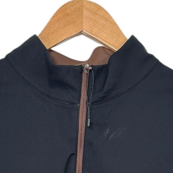 FIOBOC SmoothBlend Slim Fit Half Zip Mock Neck Tee: Zip Contrast Color Size XL - Picture 6 of 10